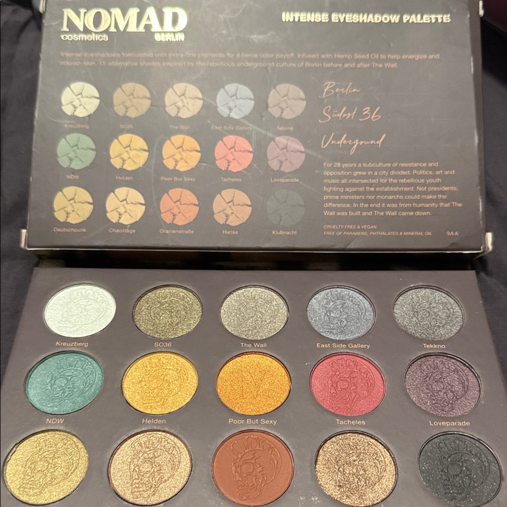 NOMAD Intense Eyeshadow Palette